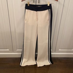 Sachin and Babi beige and black color block pants